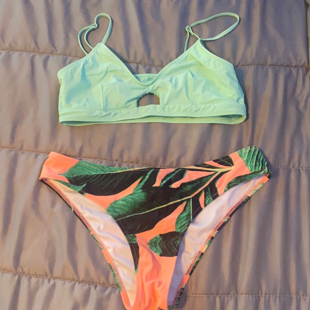 cupshe matching bikini set